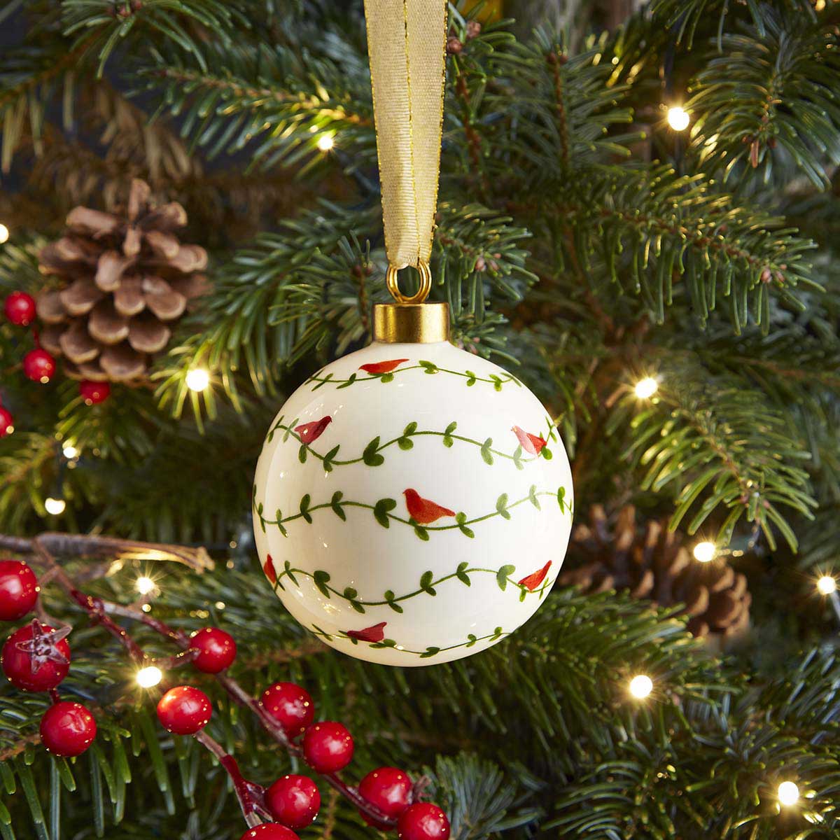 Kit Kemp Vine & Bird Bauble image number null